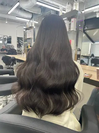 ロング 盛れる暖色🎀ガーリ ーヘア🎀きっかのヘアスタイル