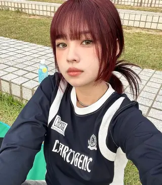 ロング *⋆꒰ঌまろやか暖色 まな🥣🪽のヘアスタイル