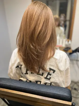 セミロング knock / miraiのヘアスタイル