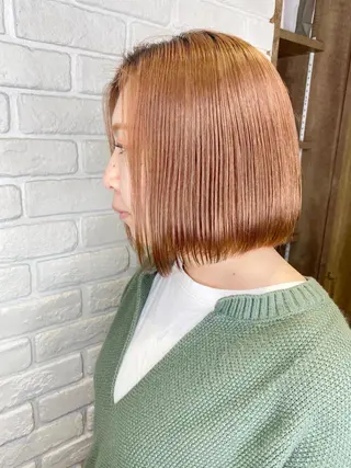 ミディアム 森本 笑のヘアスタイル