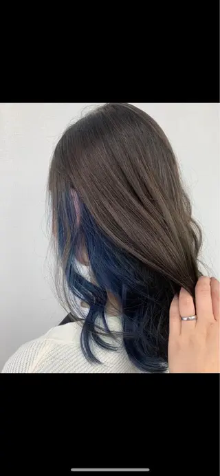 ミディアム カラー ameet さくらのヘアスタイル