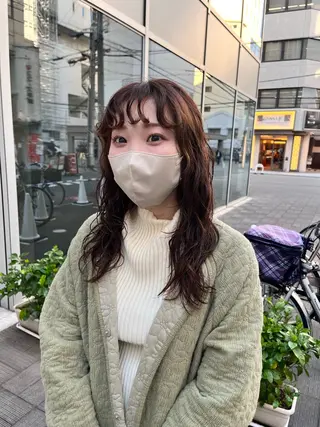 ロング パーマ ショート/パーマ/ カラー/FUKOのヘアスタイル