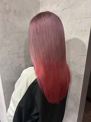 ロング カラー ハイトーン🇰🇷 19歳美容師アリルのヘアスタイル
