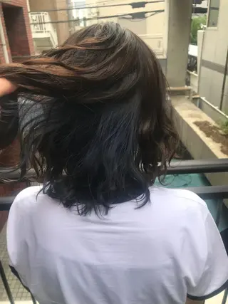 ミディアム カラー 🍑艶髪✖️暖色系 ✨momoka🍑のヘアスタイル