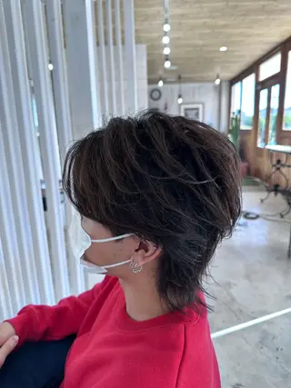パーマ メンズ 椎木 琉聖のヘアスタイル
