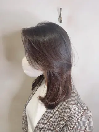 ミディアム 泉 堅也のヘアスタイル