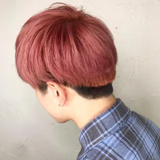 ショート カラー 映える顔周りカット ♥️韓国ヘア"ちぇるのヘアスタイル