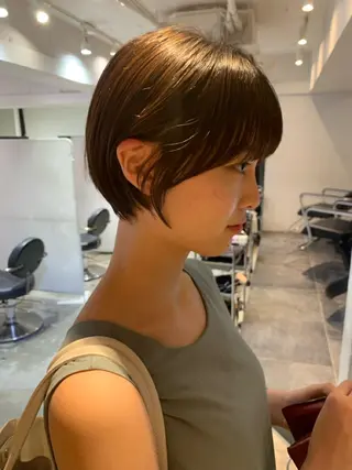 ショート 🧸レイヤー/ ボブ/あいり　🤎のヘアスタイル