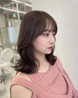 ミディアム 透明感カラー/銀座 🖤かりん🖤COAのヘアスタイル