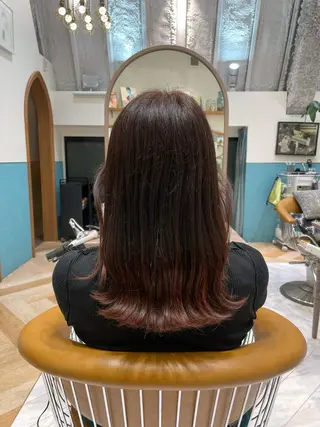 カラー 韓国レイヤー 🧸🤍ちずみのヘアスタイル