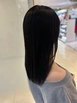 ロング カラー 艶質改善/縮毛矯正 ササキナツミのヘアスタイル