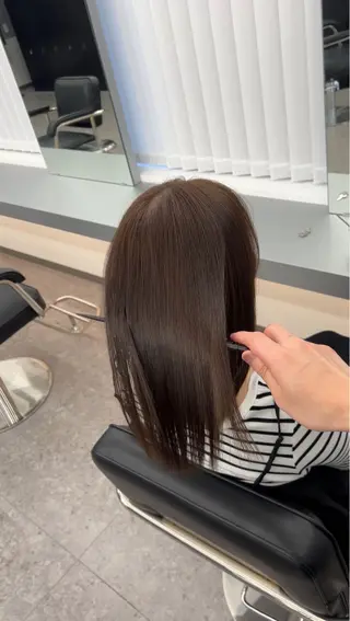 ミディアム 髪質改善ストレート Kantaのヘアスタイル