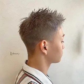 ショート カラー メンズ メンズ指名多数!! SiLO 田島のヘアスタイル