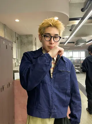 ショート メンズ フェザーパーマ/ 山口大輝のヘアスタイル