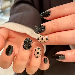 ショート m kaori𓃟のネイルデザイン