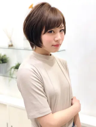 ショート カラー ディレクター ノナカのヘアスタイル