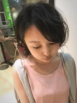 ショート パーマ 松村 崇弘のヘアスタイル