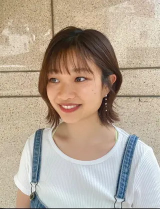 ショート 當山 瑠奈のヘアスタイル