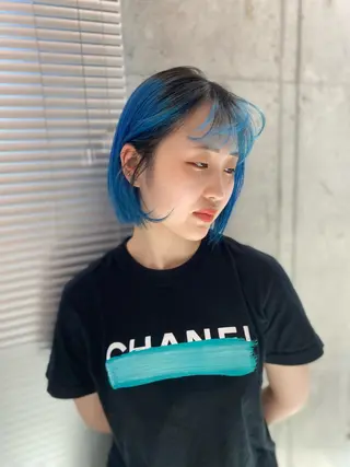 ミディアム カラー ヘアアレンジ mina 🌷のヘアスタイル