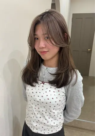 ロング ヘアアレンジ 能勢 莉里花のヘアスタイル