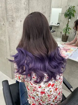 セミロング LINOET  nagoya所属・手島 カミラのヘアスタイル