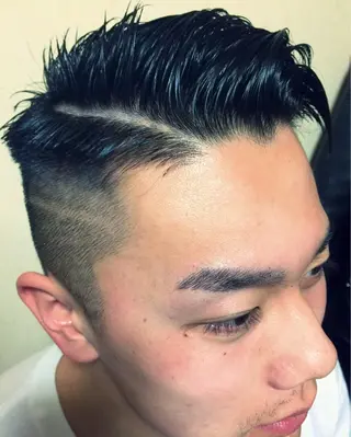 メンズ デザインヘア 小林裕史のヘアスタイル