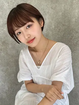 ショート オブヘア所属・銀座／カット ／ボブ　るかのヘアスタイル