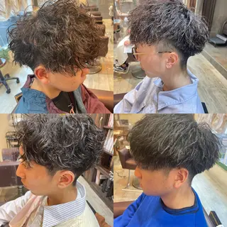 パーマ メンズ 仙台/メンズ/ フェザー/リョウのヘアスタイル