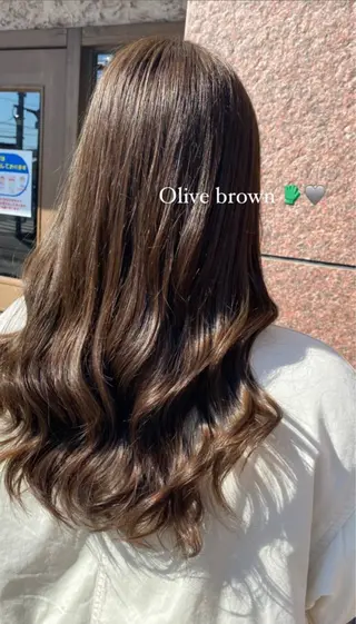 ロング カラー ヘアアレンジ ♡🎀垢抜け透明感 カラーaomi🐇♡のヘアスタイル