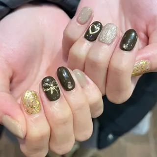 ネイル ボブ/暖色カラー コウボヒカルのヘアスタイル