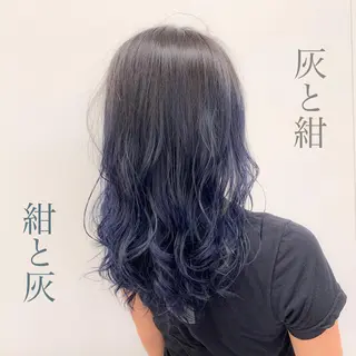 ロング カラー ヘアアレンジ TONE所属・透明感カラー/ 韓国ヘア/縮毛矯正のヘアスタイル