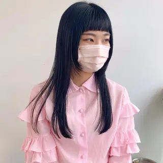 セミロング カラー 中屋恵美🎨 Designカラーのヘアスタイル