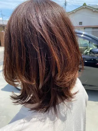 カラー noppo所属・NOPPO 和泉市 美容室/奥村 飛鳥のヘアスタイル