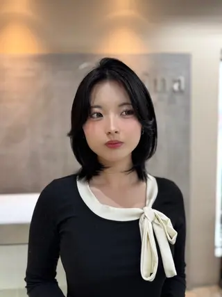 ミディアム カラー Zina梅田茶屋町所属・Mayu💖 Zina梅田茶屋町のヘアスタイル