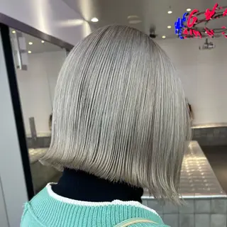 ショート カラー 💫艶ブリーチ特化／ ベージュ💫ユウゴのヘアスタイル