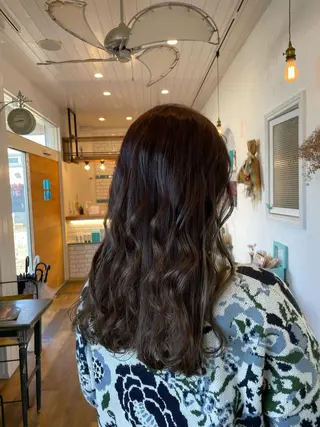 ロング カラー 🌸小掛🌸 豊橋外国人風カラーのヘアスタイル