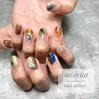 ネイル mi éclat ミ　エクラのネイルデザイン