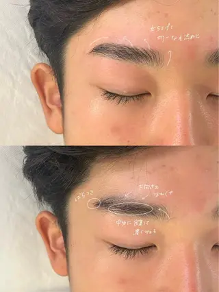 メンズ アイブロウ GO TODAY SHAiRE SALON Vellmie店所属・吉祥寺kasumi 🌛eye/browのマツエク・マツパデザイン