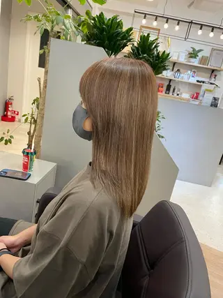 ミディアム 吉留愛加/ 似合わせ/心斎橋のヘアスタイル