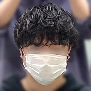 パーマ メンズ メンズ縮毛矯正 ♠️店長下平隼人のヘアスタイル
