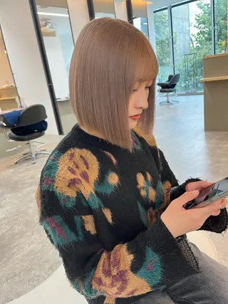 ショート カラー kanato🇰🇷 【札幌韓国ヘア】のヘアスタイル