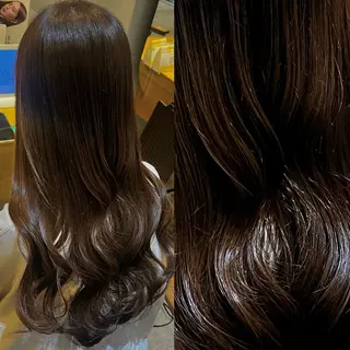 ロング カラー ラフィスヘアードープ所属・👑髪質改善wカラー /ハイトーン/アユカのヘアスタイル