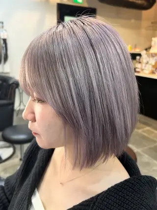 ミディアム カラー 永田 雄真のヘアスタイル