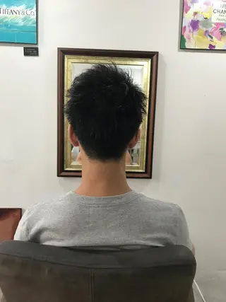 ショート メンズ エクステ（レミー毛） NINEのヘアスタイル