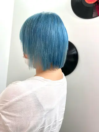 ショート カラー ヘアアレンジ 🧨ブリーチー×ボブ レイヤー💎じゅえるのヘアスタイル