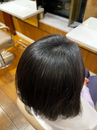 ミディアム カラー トーンアップ🦢 ユメのヘアスタイル