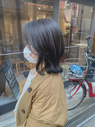 ミディアム カラー newi京橋 【sachi】のヘアスタイル