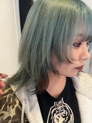 セミロング カラー ヘアアレンジ クレドガーデン浦和所属・🌞アズサ🌝 浦和のヘアスタイル