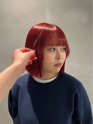 ミディアム カラー 似合わせカラー🪩 SAYA 👗のヘアスタイル