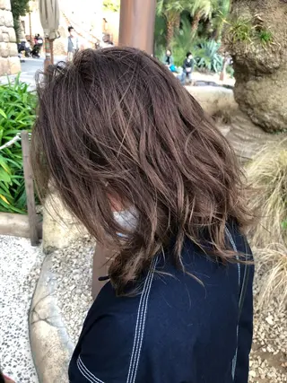 セミロング カラー パーマ ヘアアレンジ メンズ キッズ ネイル マツエク・マツパ ⭐️ハイクオリティ カラー杉本雄志⭐️のヘアスタイル